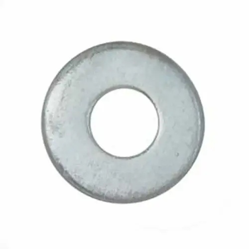 Ring Washer, 3/8 in ID, 7/8 in OD, 7/64 in Thick, Steel, Zinc, 100/BX