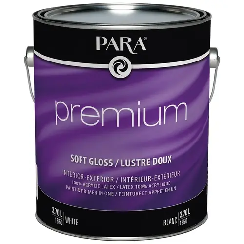 Premium 1855-16 Interior/Exterior Paint, Soft Semi-Gloss, Neutral Base, 1 gal