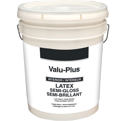 Latex Paint, Semi-Gloss, Antique White, 1 gal