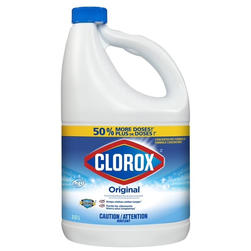 CLOROX 01734-XCP3 01378 Original Concentrated Bleach, 3.57 L Bottle - pack of 3