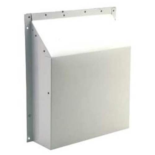 Anti Gust Hood, 8-5/8 in W Hood, 13-3/8 in H Hood, Aluminum Hood