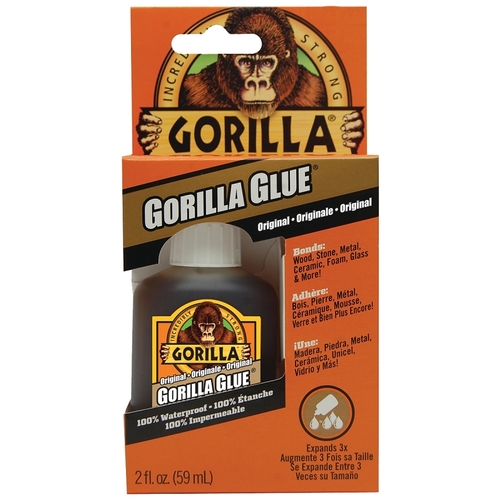 Gorilla 5100201 Glue, Brown, 2 oz