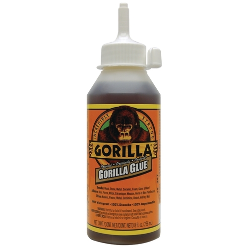 Gorilla 51008T Original Wood Glue, Tan, 8 oz Bottle