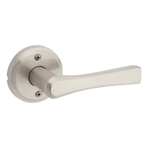 Katella Dummy Door Handle, Lever Handle, Transitional Design, Satin Nickel, Residential, Zinc