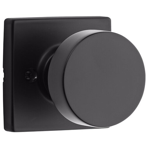 Cambie Series Half Dummy Knob, 2 Grade, 2-3/8, 2-3/4 in Backset, Matte Black