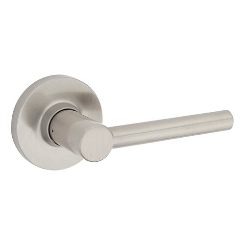 Safe Lock Reminy Dummy Door Handle, Lever Handle, Contemporary Design, Satin Nickel