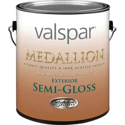 Medallion 4300 Series 43081GAL Latex Paint, Semi-Gloss, Pastel Base, 1 gal