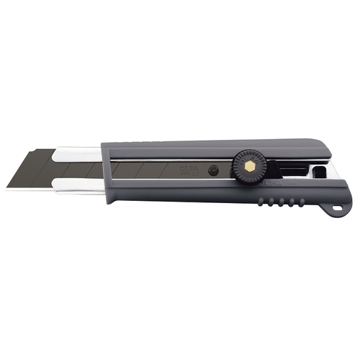 Olfa 9043 Comfort-Grip Series Ratchet-Lock Utility Knife, 25 mm W Blade, Stainless Steel Blade, Cushion-Grip Handle