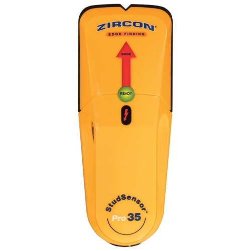 Zircon 69650 StudSensor Pro 35 Series Stud Finder, 9 V Battery, Detectable Material: Metal/Wood