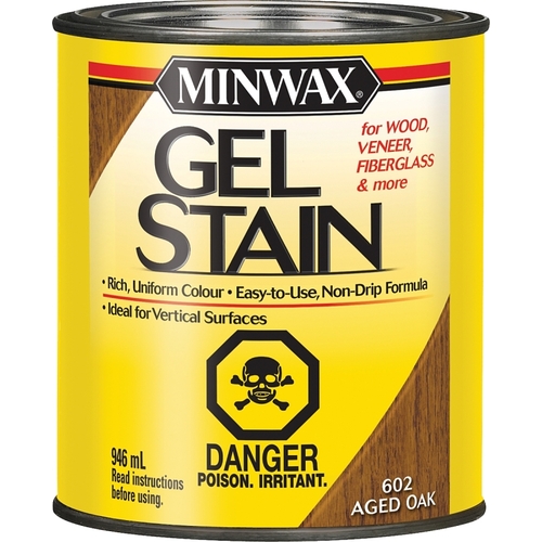 Gel Stain, Aged Oak, Liquid, 946 mL