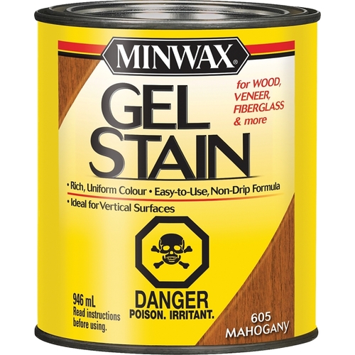 Minwax 26053 Gel Stain, Mahogany, Liquid, 946 Ml Buy Now