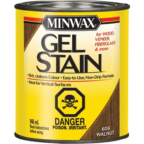 Gel Stain, Walnut, Liquid, 946 mL, Can