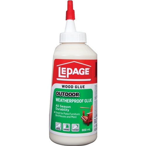 Outdoor Weatherproof Glue, Light Brown, 800 mL Bottle