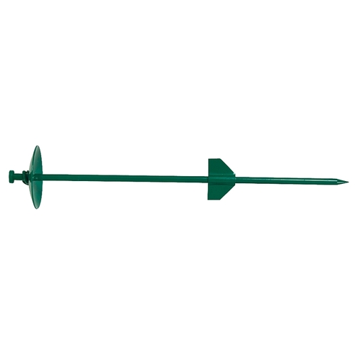 Dome 59999 Tie-Out Stake, 20 in L Belt/Cable, Steel, For: Pets 360 deg of Roaming and No-Tangle Freedom