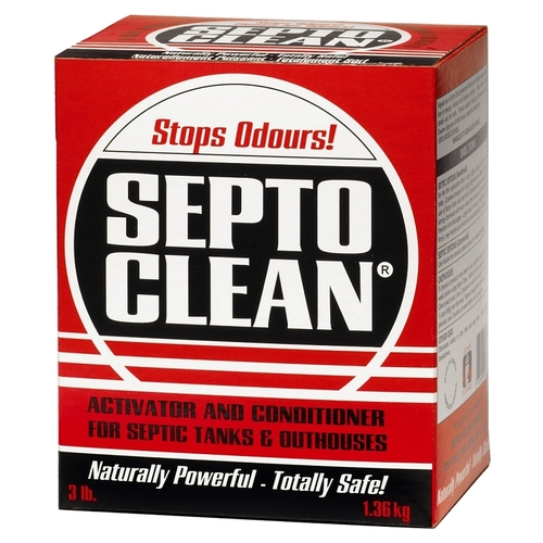 SEPTO-CLEAN 13601 Activator and Conditioner, Powder, Brown/Light Yellow, 3 lb