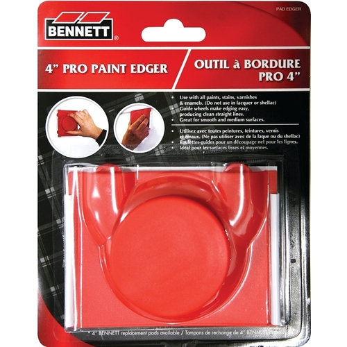 BENNETT PAD EDGER Pad Painter Edger, 4 in L Pad