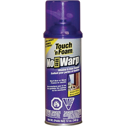 40010 Window and Door Foam Sealant, 12 oz, Aerosol Can, Petroleum, -104 deg C Flash, 137 g/l VOC