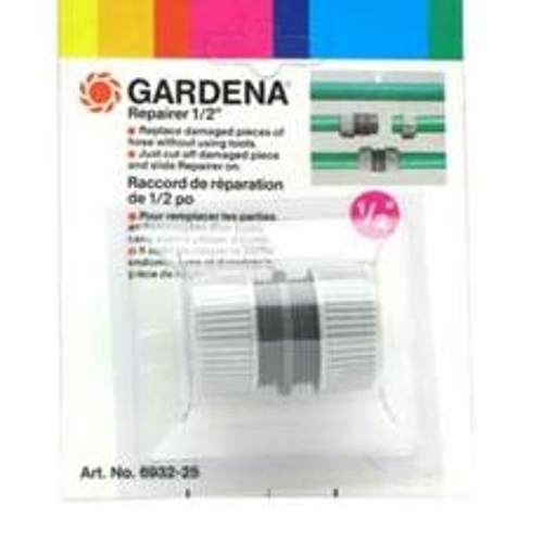 Gardena 6932 Hose Mender, 1/2 in, Plastic