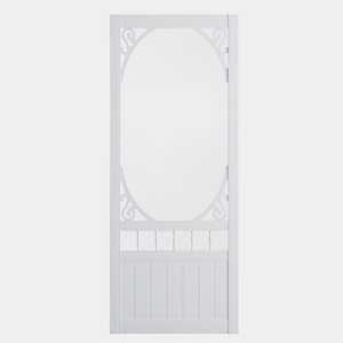 Colonial Elegance DCC36-V Deerglen Screen Door, 36 in W, 82 in H, Pine, Composite White