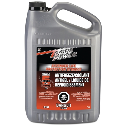 Anti-Freeze Coolant, 3.78 L, Orange - pack of 4