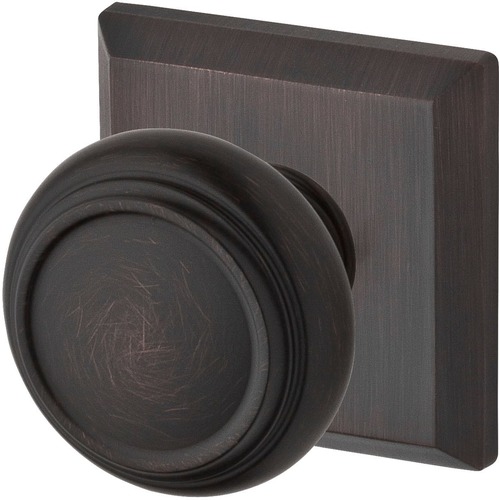 Full Dummy Traditional Knob and Traditional Square Rose Venetian Bronze Finish