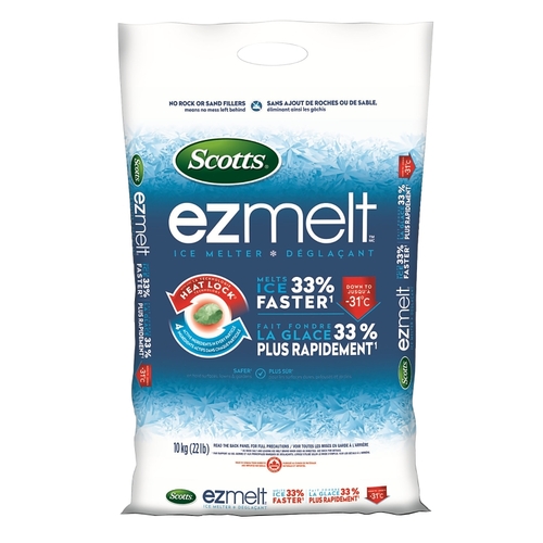 Scotts 47001 ezMelt Ice Melter, Pellet, 10 kg Bag