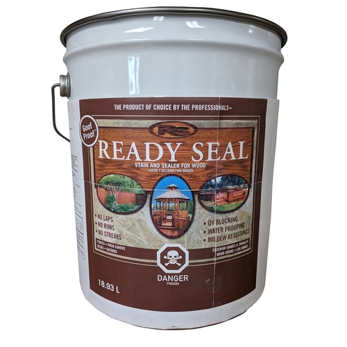 Ready Seal 525C Wood Stain and Sealant, Dark Walnut, 5 gal