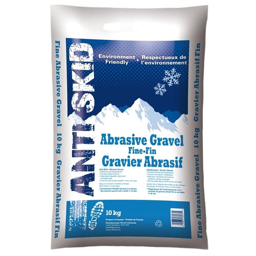 Anti-Skid Abrasive Gravel, Fine Crystal, Granular, 10 kg Bag