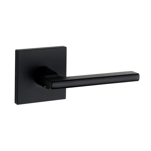 TAYMOR 34-FV009234BLK Professional Pace Line Passage Square Rose Leverset, Lever Handle, Metal, Matte Black