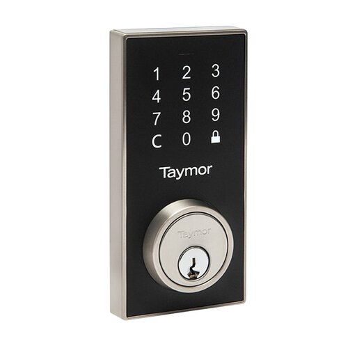 Centinel 3 Bluetooth Digital Deadbolt, 2 Grade, Code, Keyed Key, Satin Nickel, WR5 Keyway