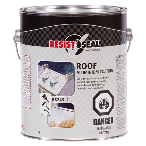 RESISTO 34005 Roof Coating, 3 L, Pallet, Liquid