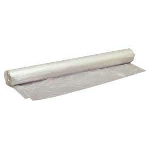 Film, 100 ft L, 20 ft W, 3.3 mil Thick, Polyethylene, Clear