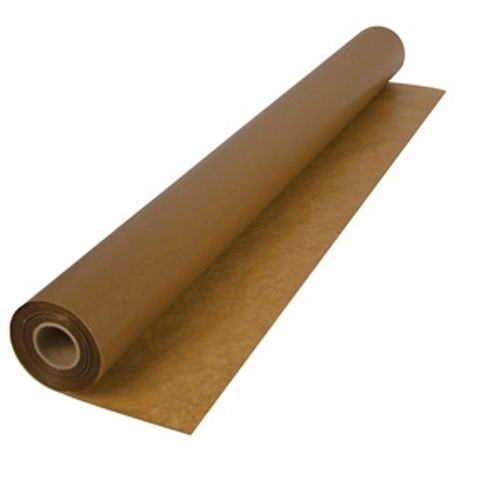 Waxed Paper Roll, 250 ft L, 36 in W, 10 mil Thick, Kraft Paper, Tan