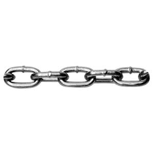 Ben-Mor 51001 Proof Coil Chain, 65 ft L, 30 Grade, Carbon Steel, Zinc