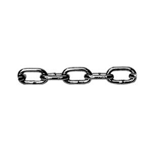 Straight Link, #2, 125 ft L, 310 lb Working Load, Carbon Steel