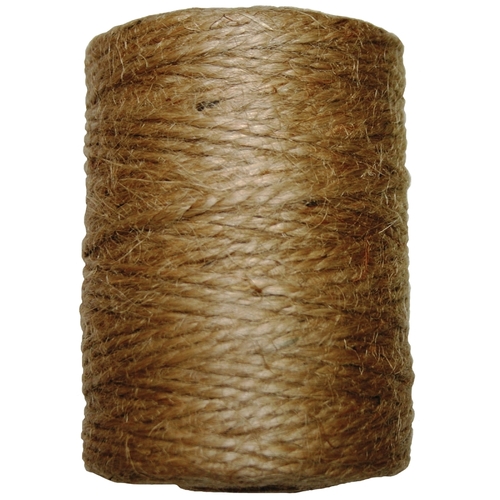 Twine, 115 ft L, Jute, Brown