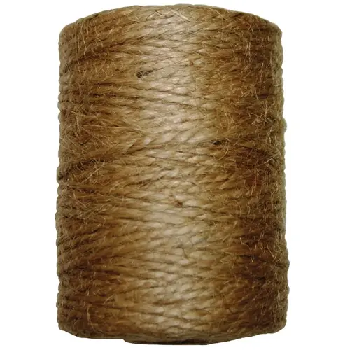 Twine, 115 ft L, Jute, Brown