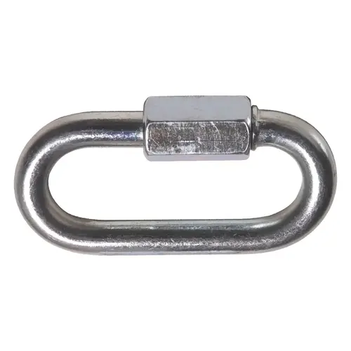 Chain Quick Link, 7/16 in Trade, 2900 lb Working Load, Steel, Zinc - pack of 12