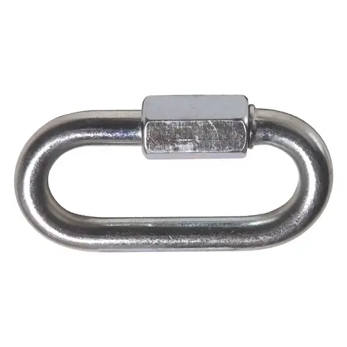 Chain Quick Link, 3/16 in Trade, 660 lb Working Load, Steel, Zinc - pack of 12