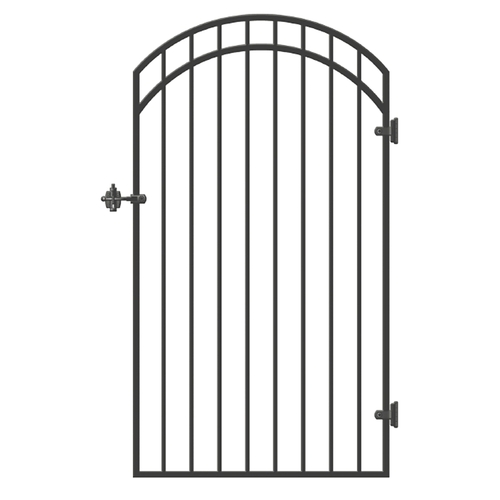 Ornamental Gate, 33 in W, 68 in H, Iron