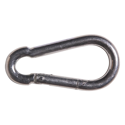 Carbine Snap Hook, 3/8 in, 240 lb Working Load, Zinc