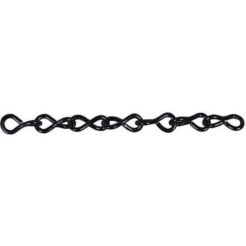 Jack Chain, #14, Steel, 16 lb Working Load Black