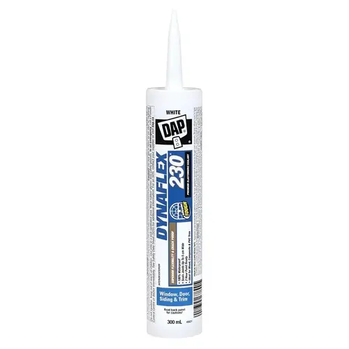 DYNAFLEX 230 Sealant, White, 40 to 100 deg F, 300 mL Cartridge