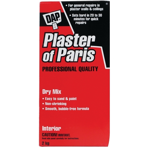 Plaster of Paris, Powder, White, 2 kg Box