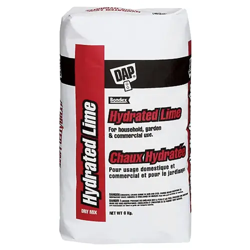 Hydrated Lime, Powder, White, 6 kg