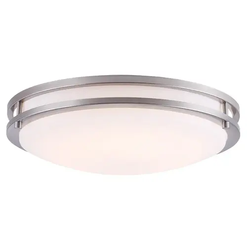 PARKEDALE Flush Mount Light, 20 W, 1-Lamp, Integrated LED Lamp, 1300 Lumens, 3000 K Color Temp