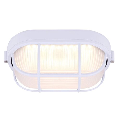 Outdoor Light, Integrated LED Lamp, 819 Lumens, 3000 K Color Temp, White