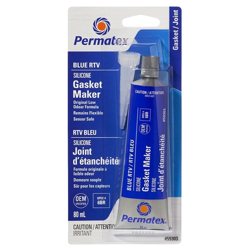 PERMATEX 59303 80506 Silicone Gasket Maker, 80 mL Tube, Paste