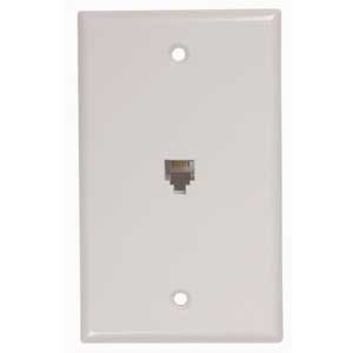 RCA CTP247WHR Telephone Wallplate, White