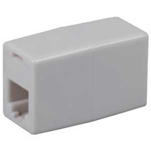 In-Line Cord Coupler, 4 -Port/Way, White